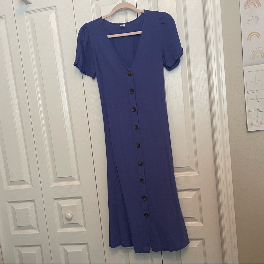 Old Navy Button-Up Midi Dress